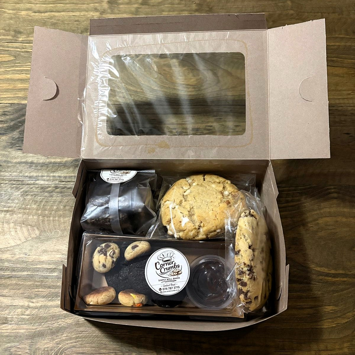 The Corner Crumbs Box